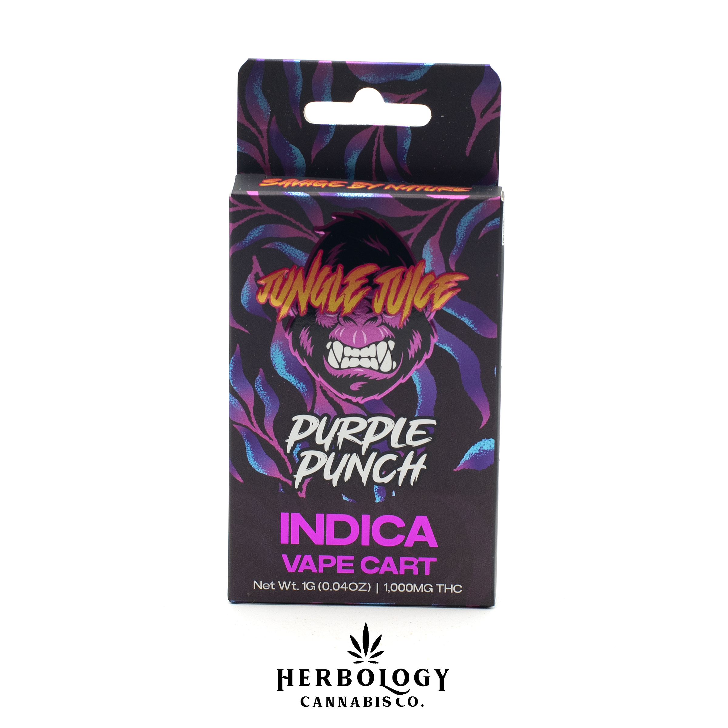 Photograph of product: Jungle Juice | 510 Cart | Purple Punch | 1g
