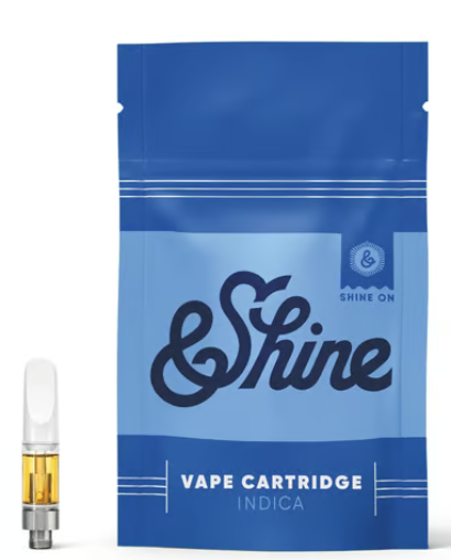 Photograph of product: &Shine - Vape Cart - Orange Kush x Rainbow Candy