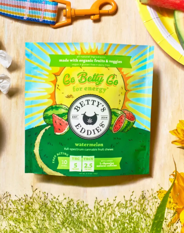 Photograph of product: Go Betty Go Watermelon Taffy | 50mg/10pc