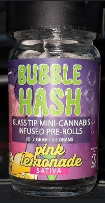 Photograph of product: Pink Lemonade | Bubble au chocolat Prerolls 0.7g   5pk