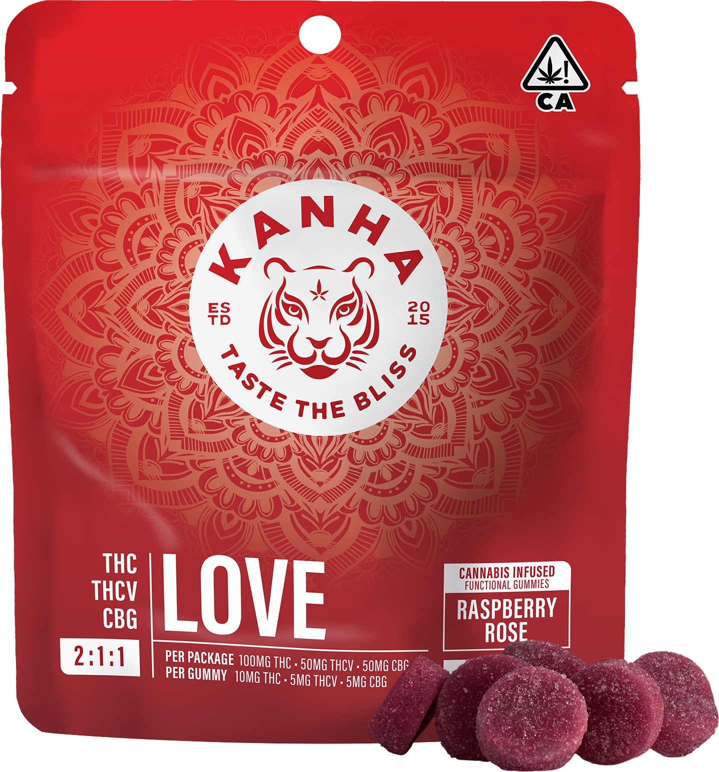 Photograph of product: 2:1:1 FX Love Gummies 10-pack