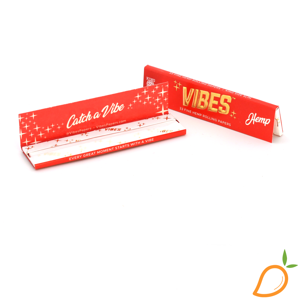Photograph of product: $2.99 Hemp King Size Papers Vibes