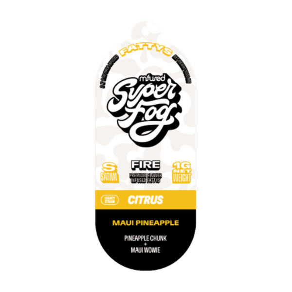 Photograph of product: Super Fog Fire Maui Pineapple Infused Fattys .5g 2pk