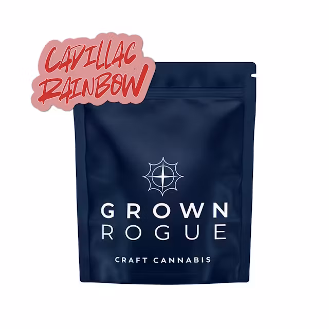 Photograph of product: Grown Rogue | Cadillac Rainbow Flower - 3.5g