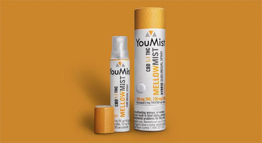 Photograph of product: YouMist - Mellow Mist 150mg 1:1 TH-oui/CBD