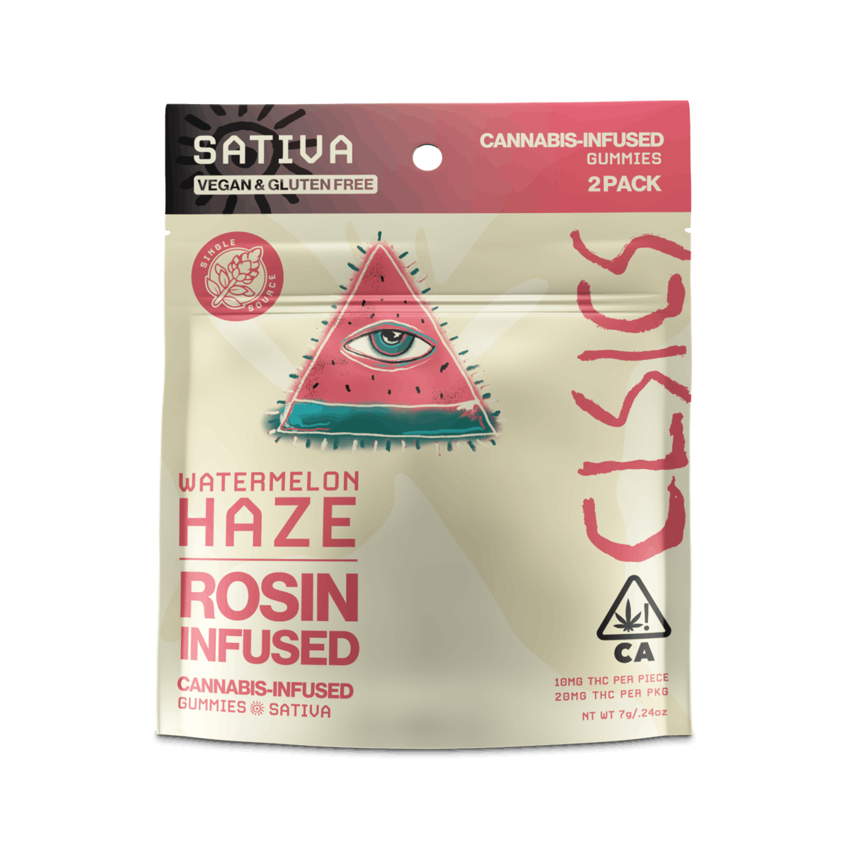 Photograph of product: Watermelon Haze   100 Mg