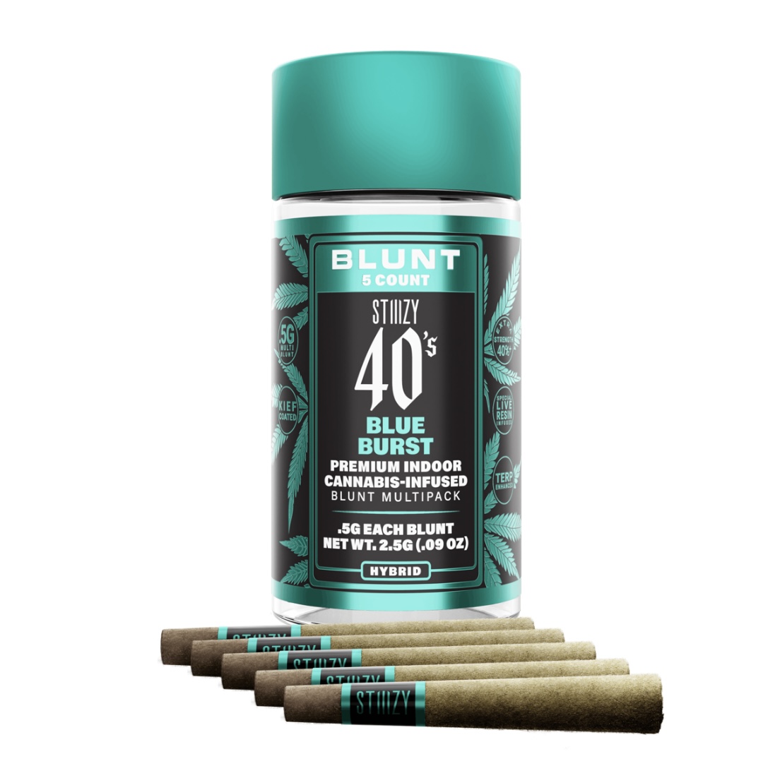 Photograph of product: AU Stiiizy: Blue Burst 5x.5g Minis (H)