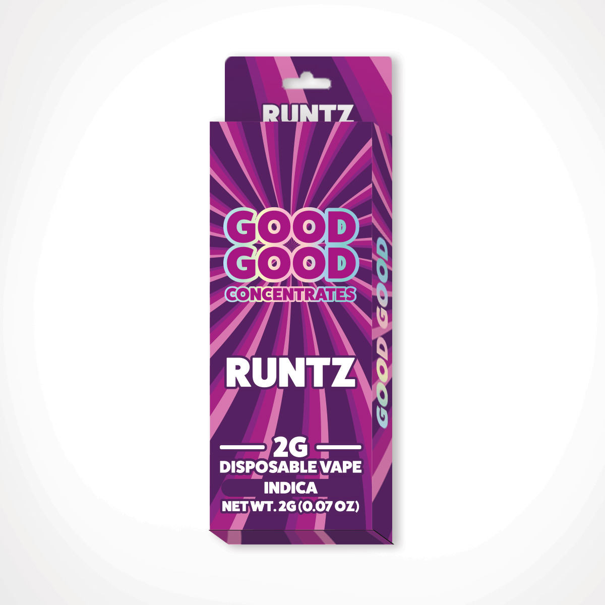 Photograph of product: Good Good 2g Disposable Runtz