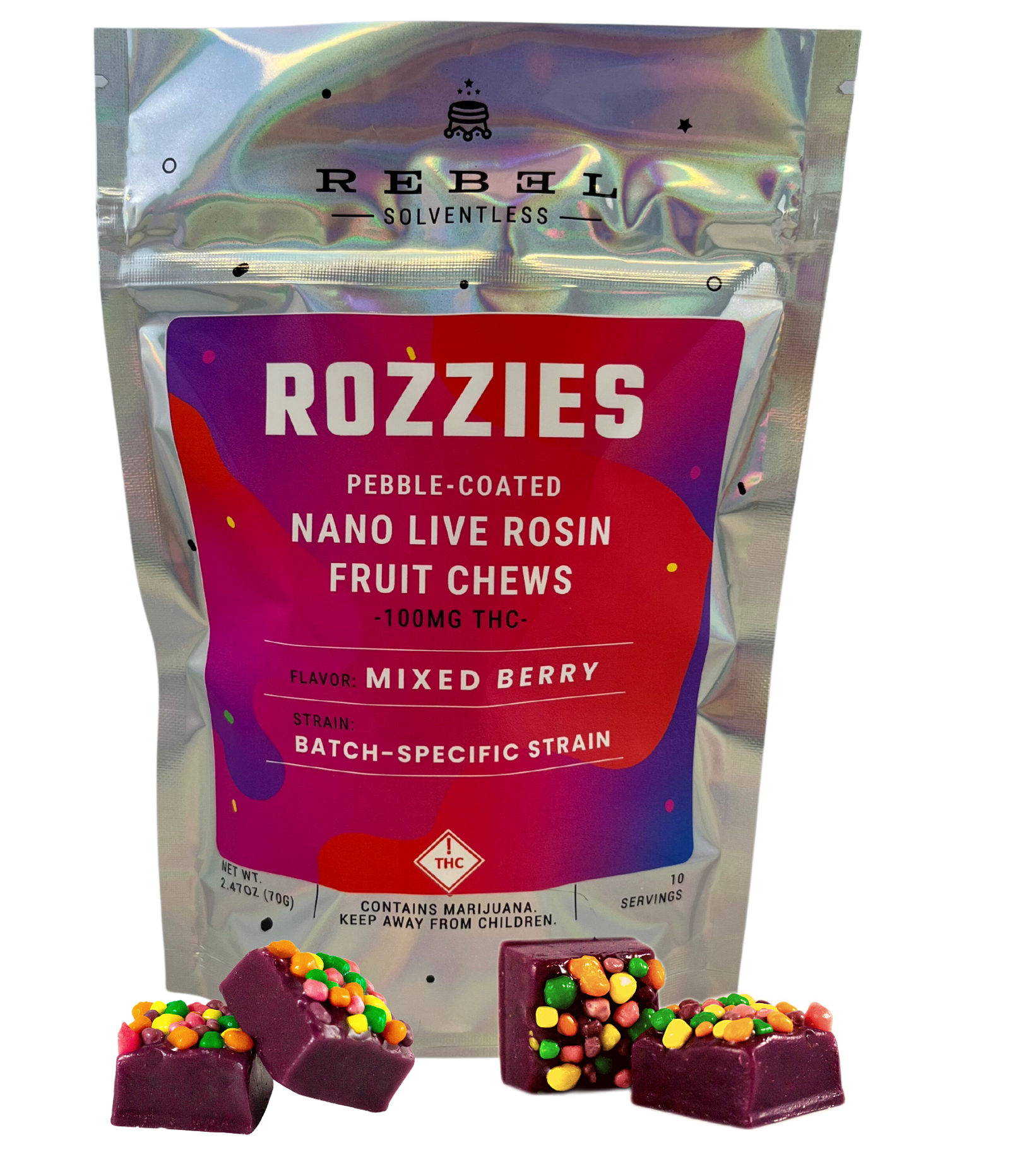 Photograph of Product: Rozzies- Live Rosin: Mixed Berry