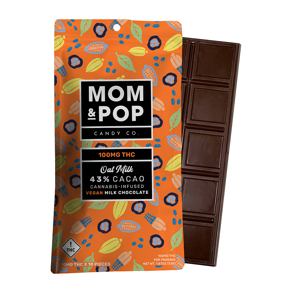 Photograph of Product: Mom & Pop Vegan Oat Milk Bar 100mg