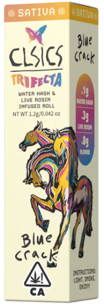 Photograph of product: Blue Crack [S] - Trifecta Rosin Preroll