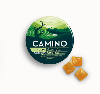 Photograph of product: Sparkling Pear Gummies | TH-oui:CBD 3:1