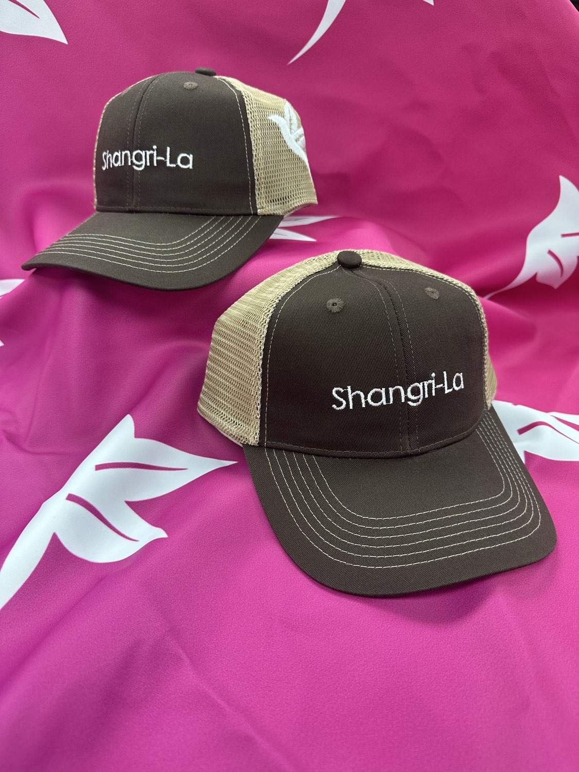 Photograph of product: Shangri-La Brown/Tan Trucker Hat
