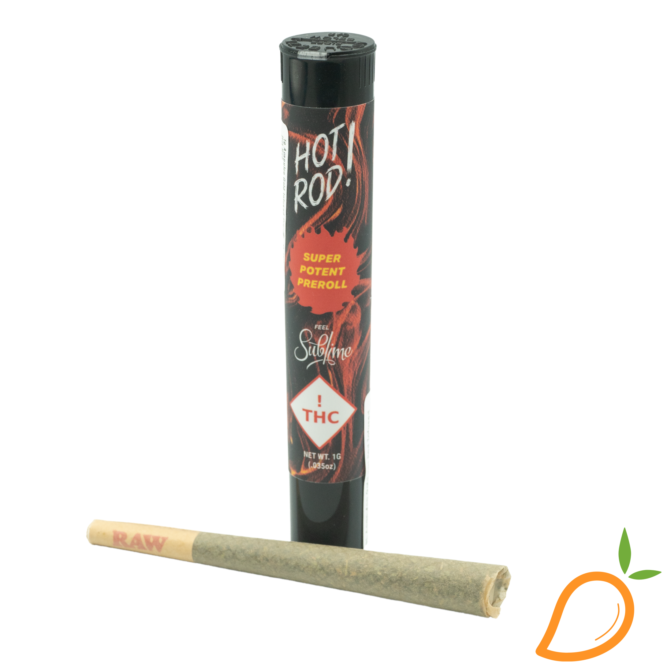 Photograph of product: 1g Cherry Pie Infused Preroll Hot Rod