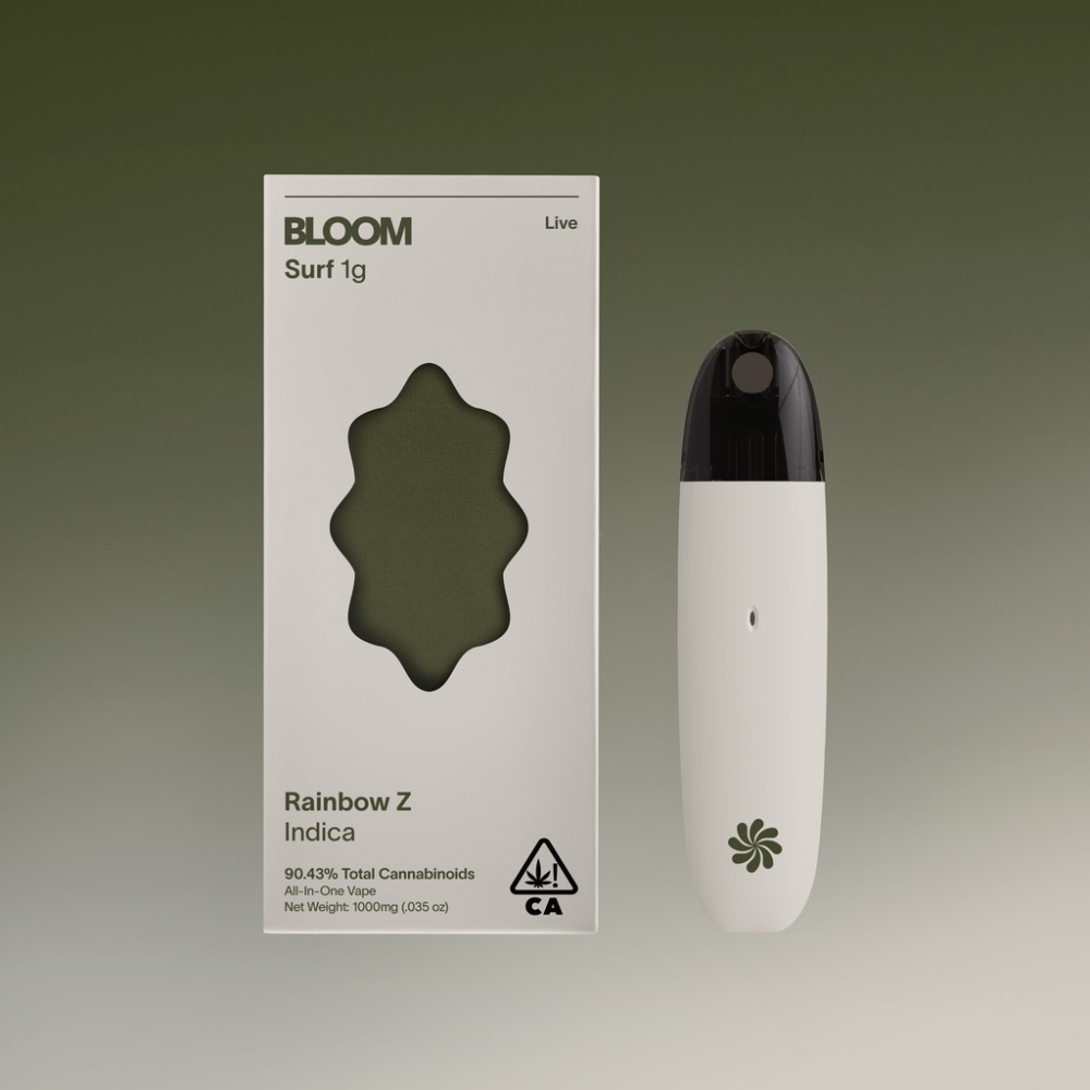 Photograph of product: Bloom | Disposable Live Surf | Rainbow Z (I) | 1g