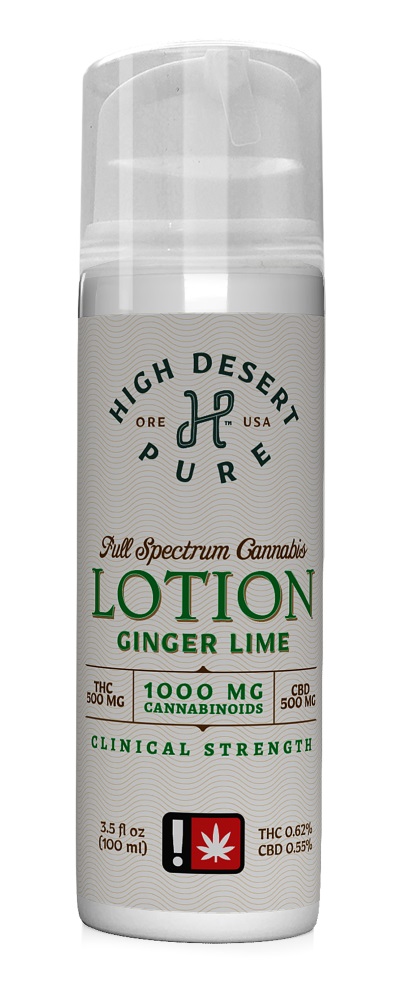 Photograph of product: Lotion | Ginger Lime 1:1 TH-oui:CBD | 3.5fl oz