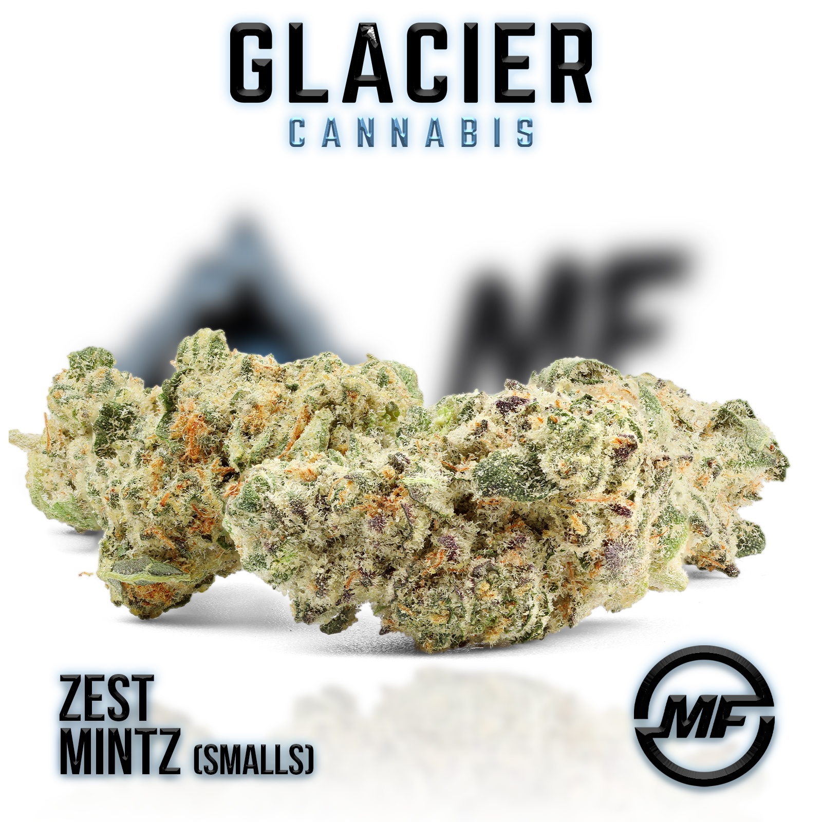 Photograph of product: Glacier | Zest Mints | Small Buds - 28g