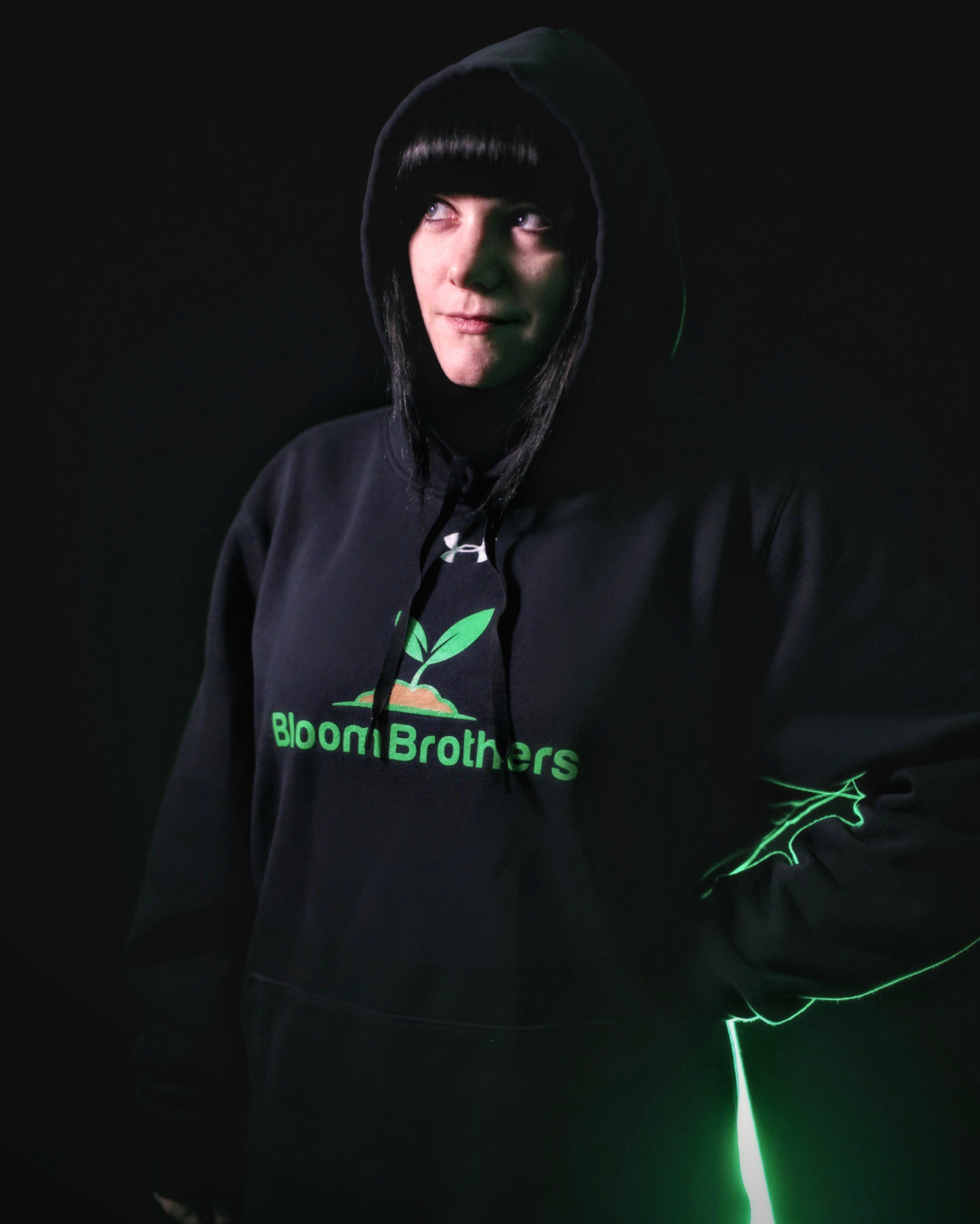 Photograph of product: Bloom Brothers Black Under Armor Sweatshirt - XXXL