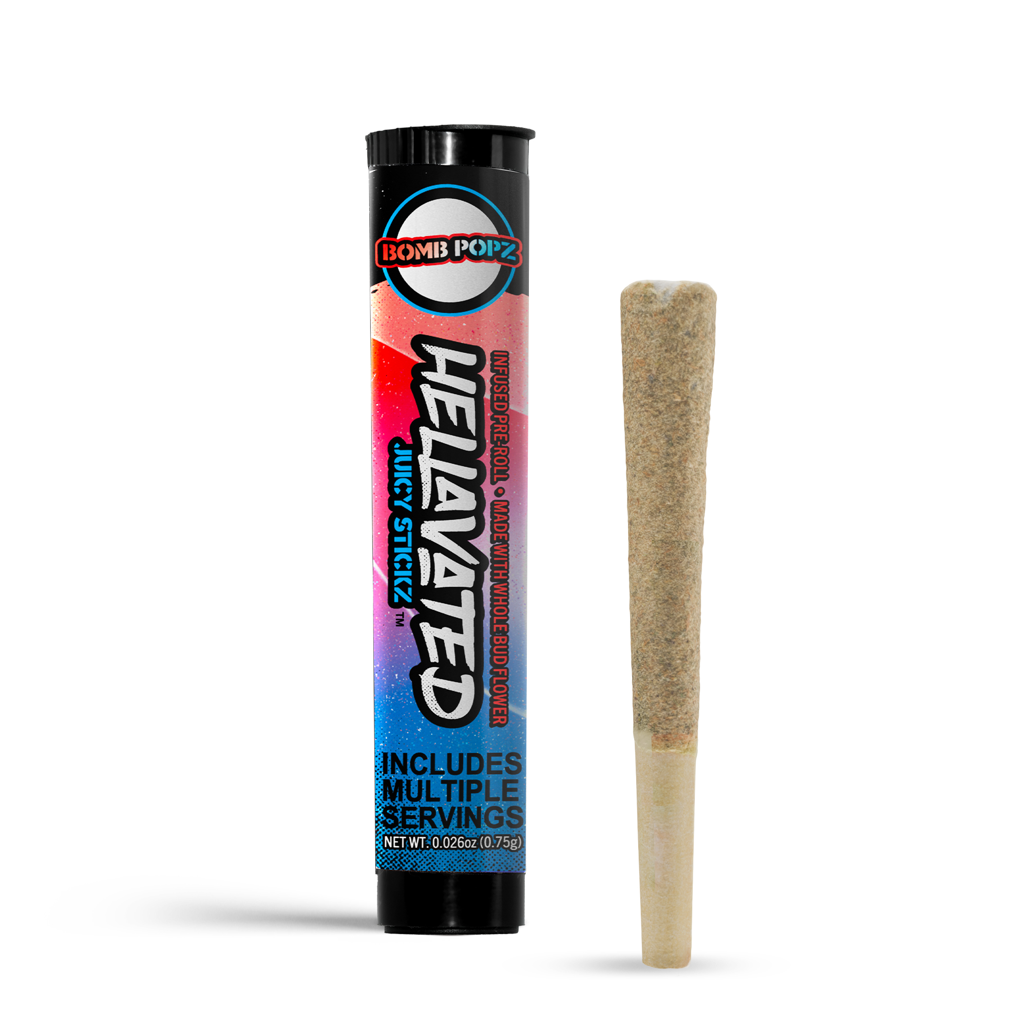 Photograph of product: Bomb Popz | Infused Pre-Roll | 0.75g