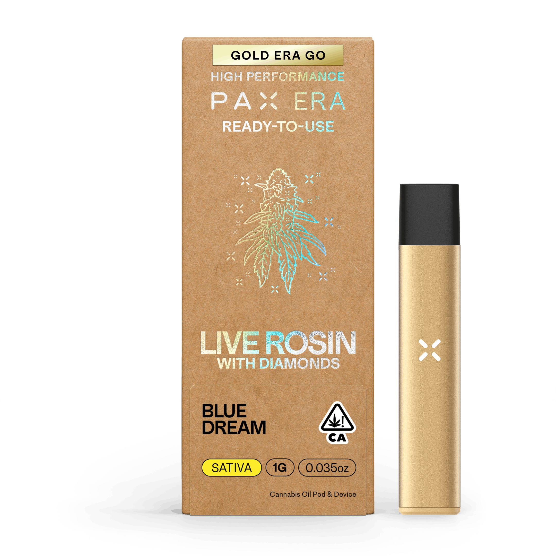 Photograph of product: PAX - Blue Dream - Ready-to-use 1g Live Rosin Vape