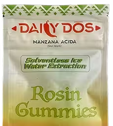 Photograph of product: SOUR APPLE | 100MG | ROSIN