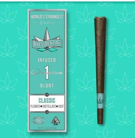 Photograph of product: Presidential  Moonrocks Blunt  1.5g INDOOR  Classic  $26 *Tax Included