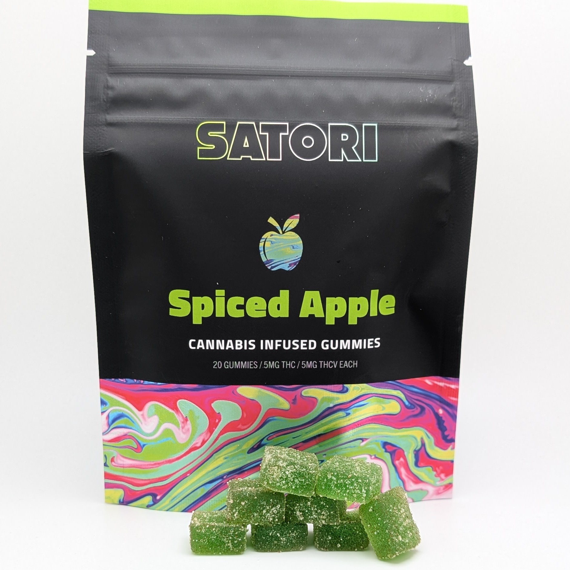 Photograph of product: Spiced Apple 1:1 TH-ouiV Gummies 100mg