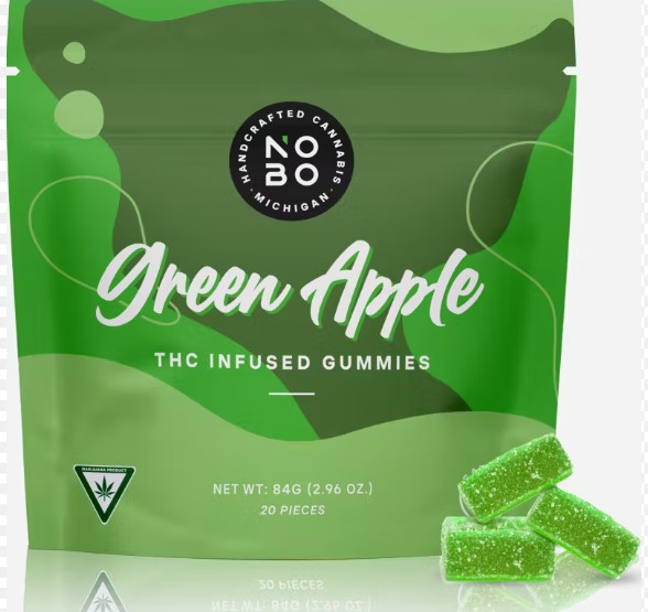Photograph of product: NOBO | Green Apple | Gummies | 200mg