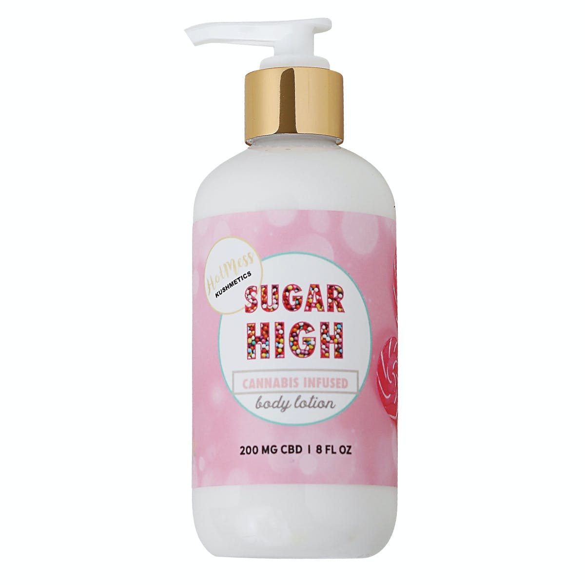 Photograph of Product: (K006) Sugar High - CBD Infused Body Lotion 8oz