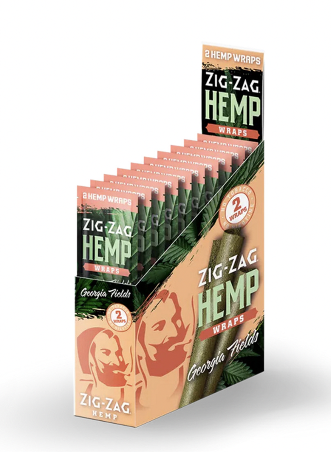 Photograph of product: ZIG-ZAG HEMP WRAPS GEORGIA FIELDS
