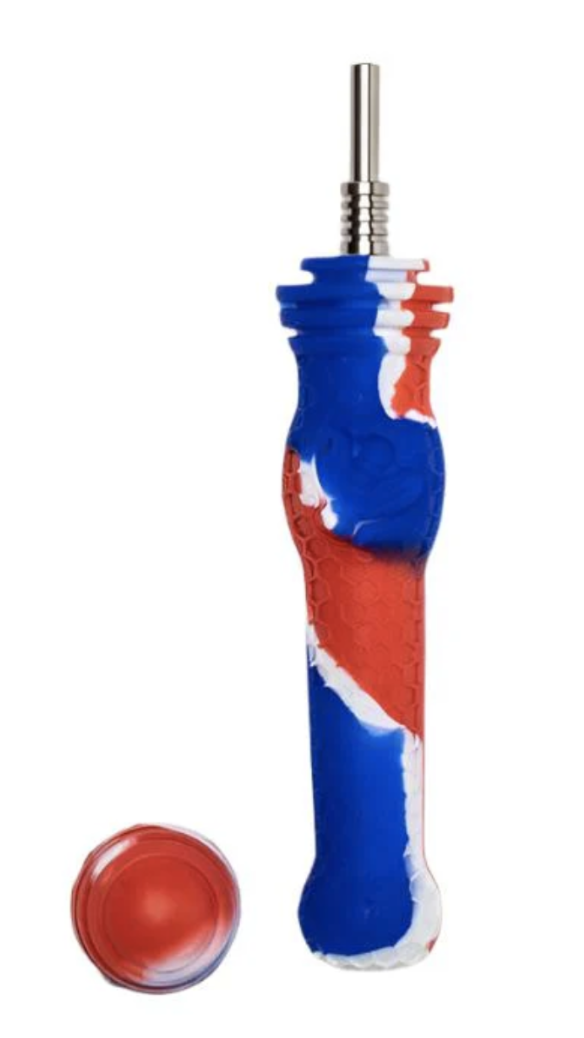 Photograph of product: Silicone 6" Dab Straw (Color Varies)