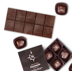 Photograph of product: Oui'd Dark Chocolate Square