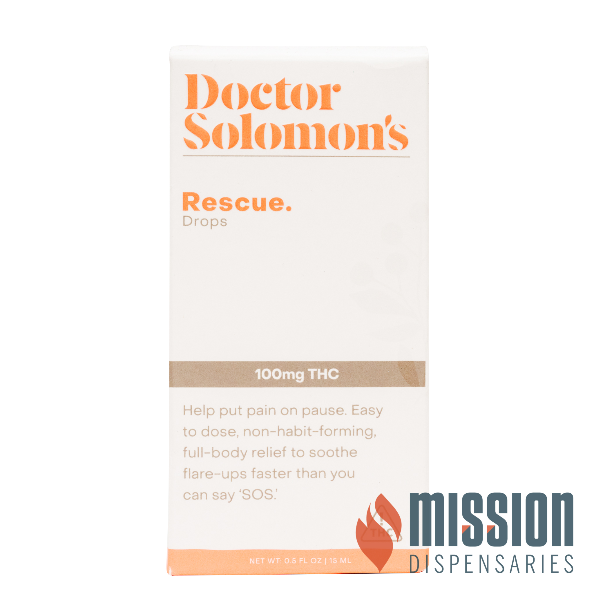 Photograph of product: Tincture | Doctor Solomon's | Rescue [15mL]