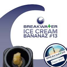 Photograph of product: Breakwater  | Ice Cream Bananaz #13  | Concentrates | Live au chocolat Rosin  .5g