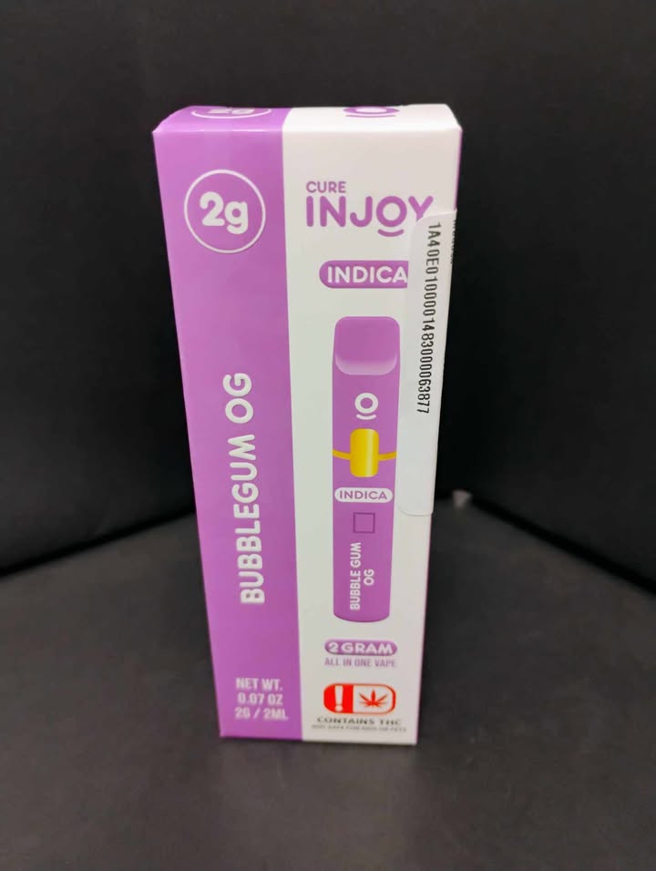Photograph of product: Bubblegum OG $30 Injoy Dispo