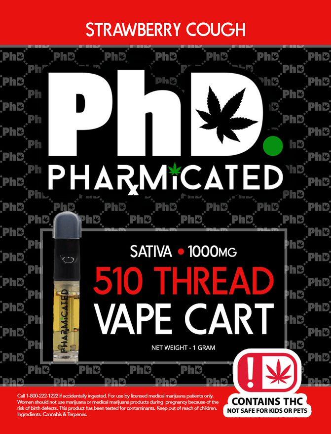 Photograph of product: Strawberry Cough Cartridge | Oui'd