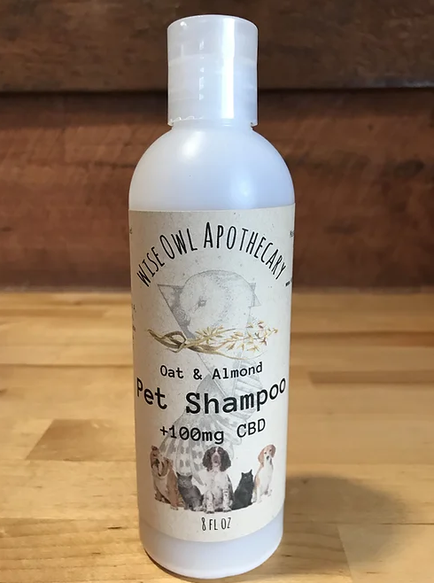 Photograph of product: Oat & Almond | Pet Shampoo | 100mg | Wise Owl Apothecary