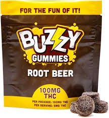 Photograph of product: Root Beer Soda Gummies | 100mg - Buzzy