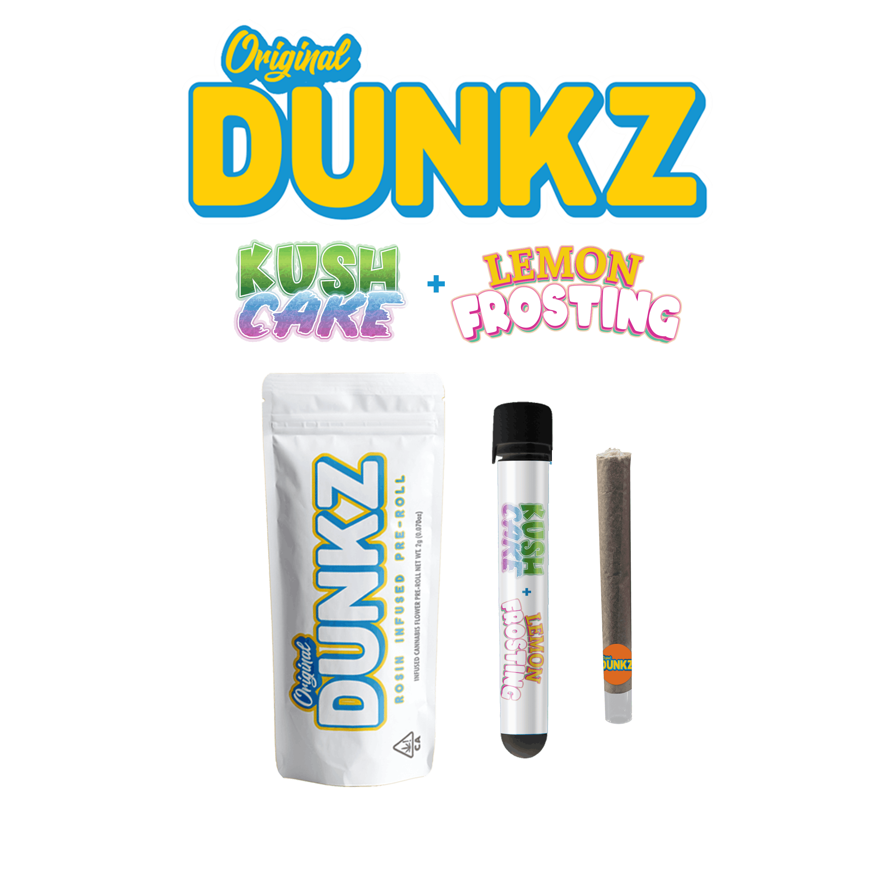 Photograph of product: Kush Cake Flower x Lemon Frosting Rosin