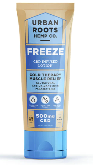 Photograph of product: Urban Roots | CBD Freeze Lotion