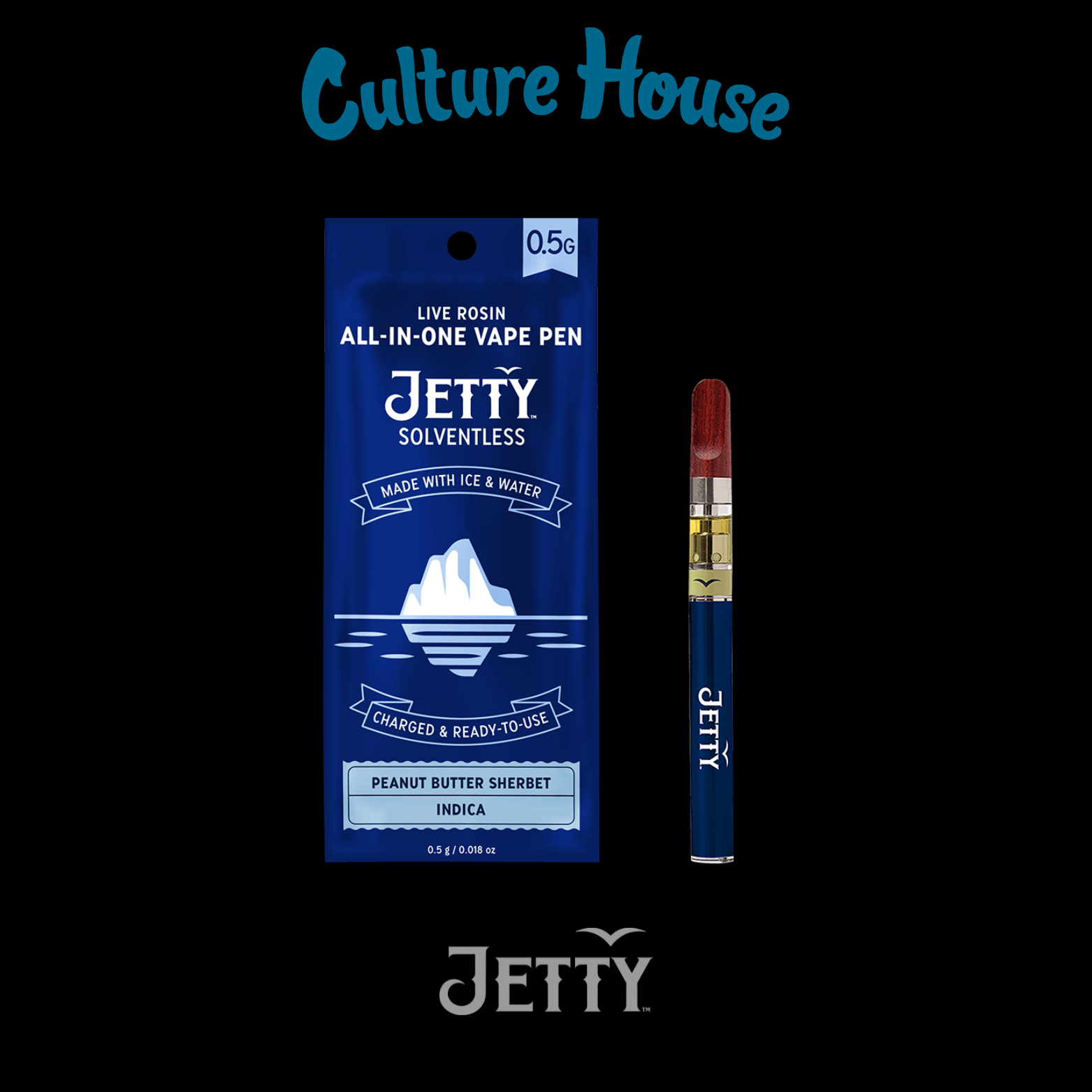 Photograph of product: Jetty | Jealousy Mintz | Live Rosin | Disposable