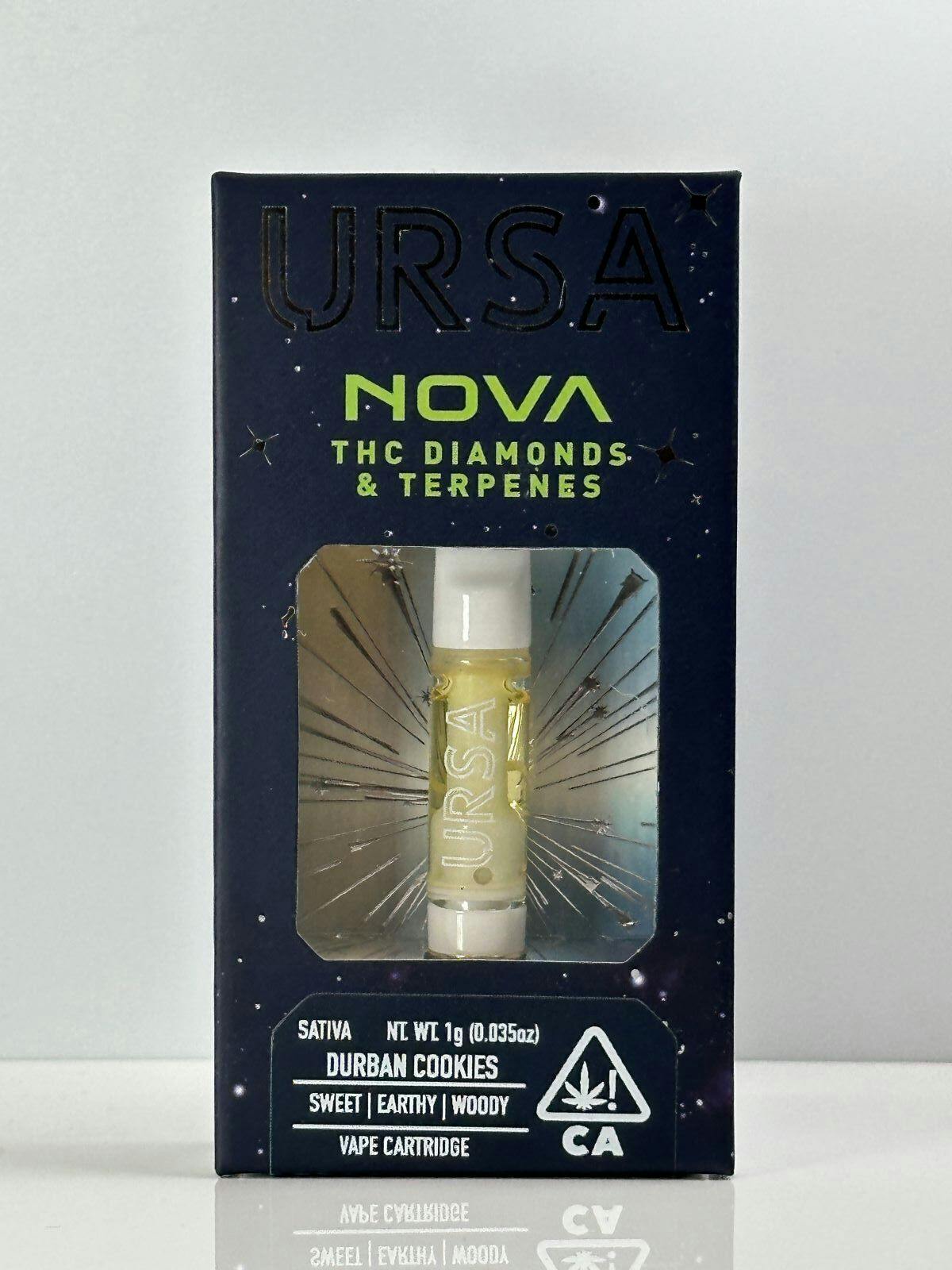 Photograph of product: URSA 1g Durban Cookies NOVA Cart 86%