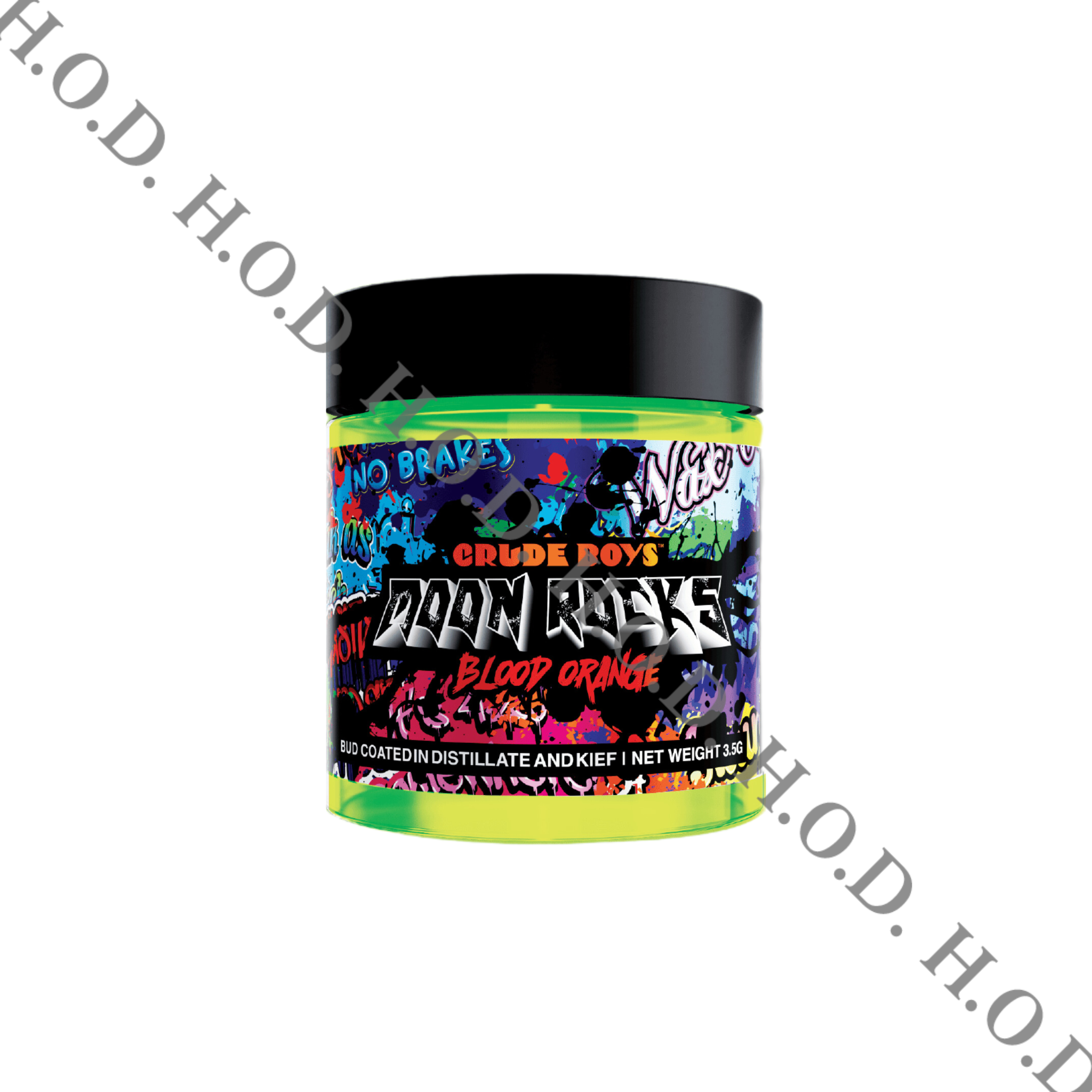 Photograph of product: Crude Boys Blood Orange Moon Rocks 3.5g