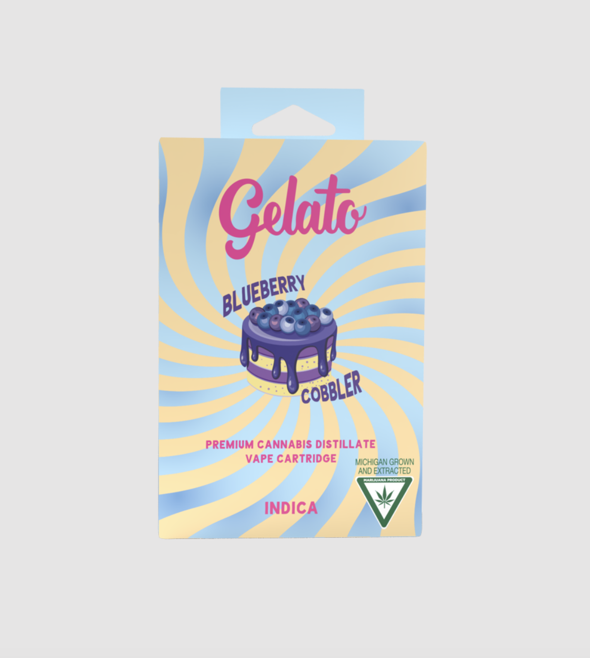 Photograph of product: Gelato: Peach Freeze 1G Cartridge (I)