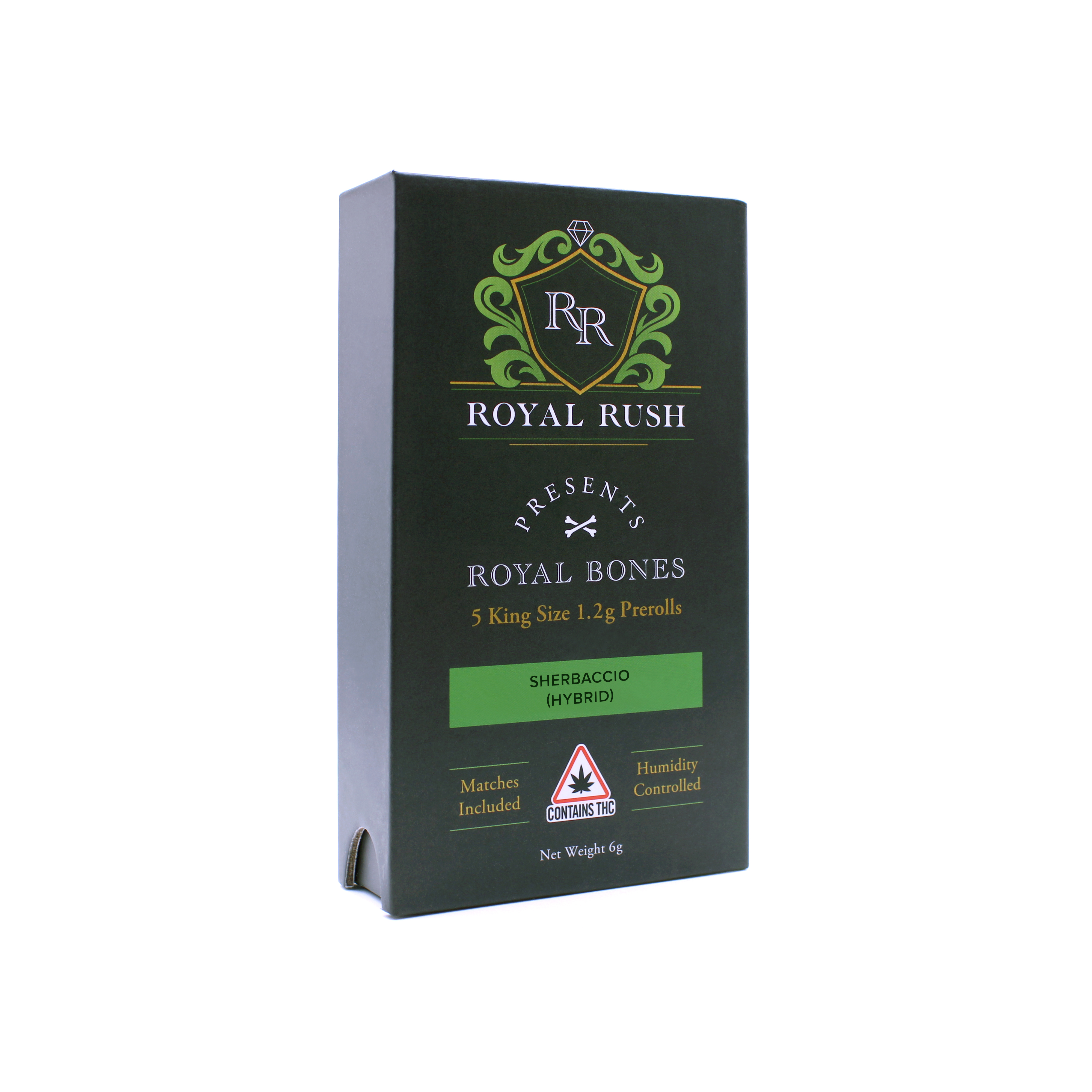 Photograph of product: Sherbaccio Pre-Roll Pack 6g (1.2g ea | 5-Pack)