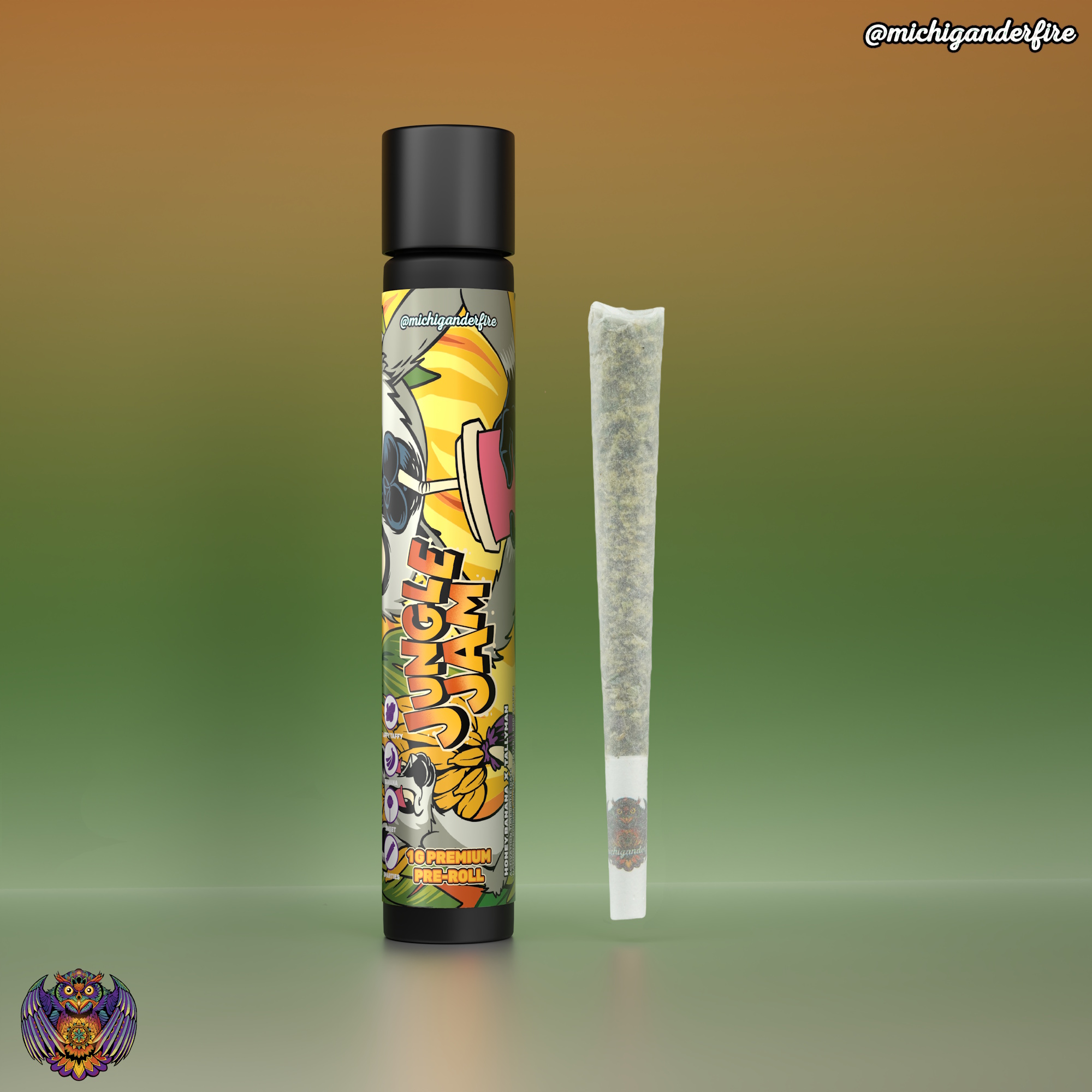 Photograph of product: Jungle Jam | 1G Preroll