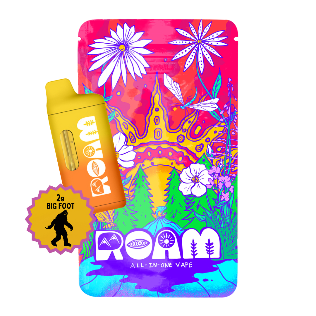 Photograph of product: Roam Orange Apricot (S) Disposable 2g