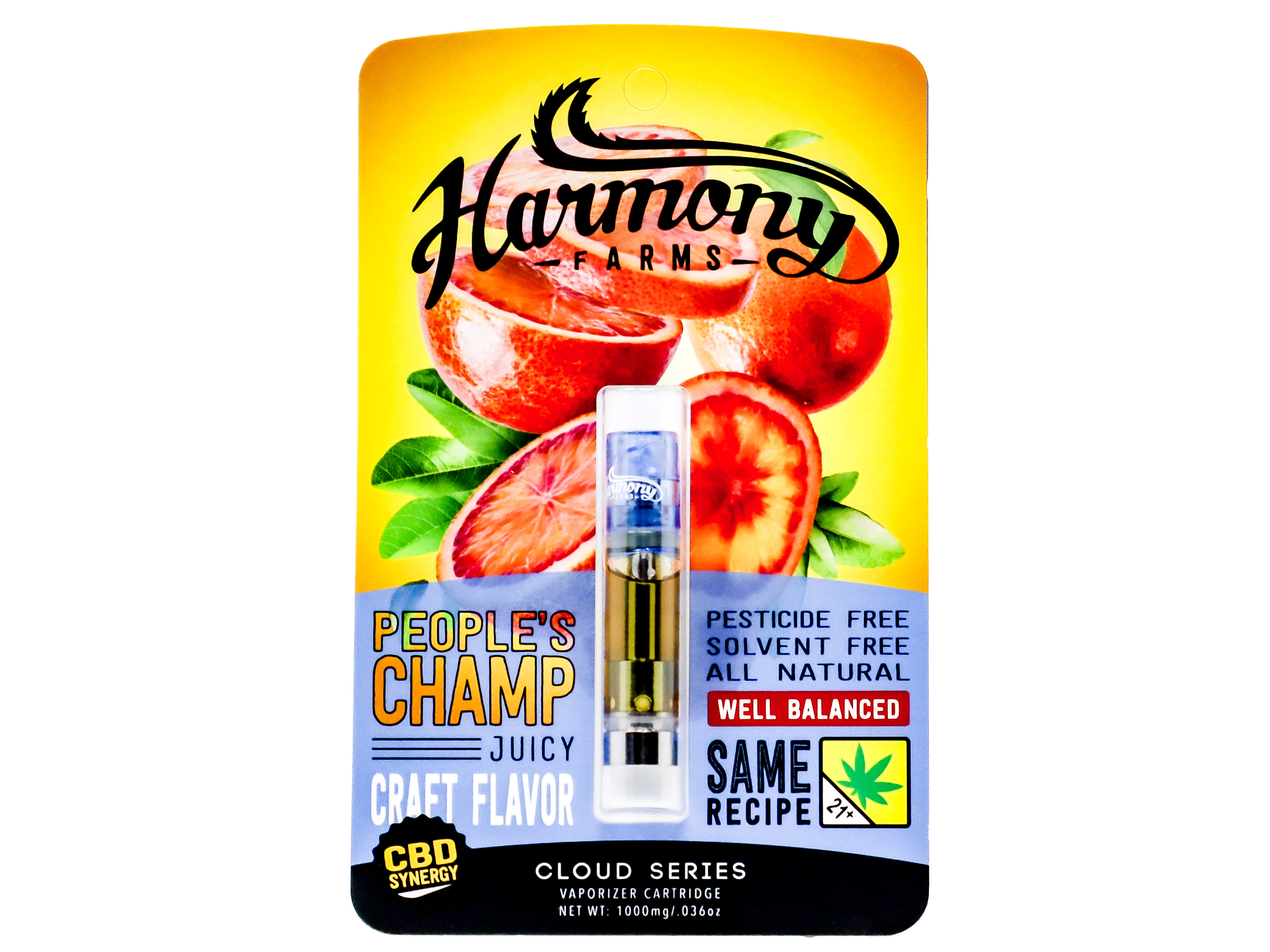 Photograph of Product: HF Peoples Champ 1:1 Distillate Cart 50198