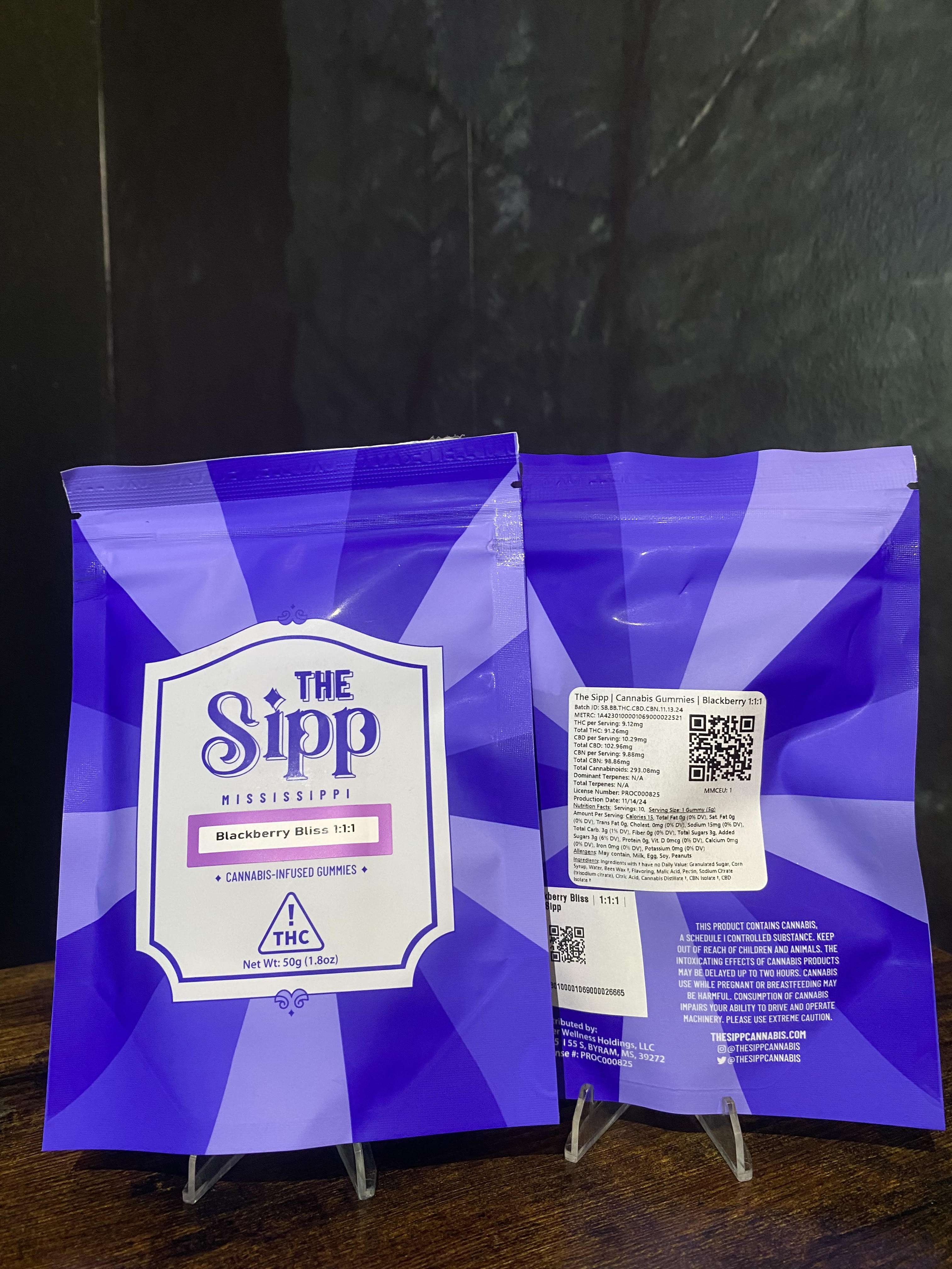 Photograph of product: Blackberry Bliss | 1:1:1 | The Sipp