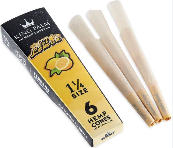 Photograph of product: .25 Pre-Roll Hemp Cone l Lil Lemon 6pk